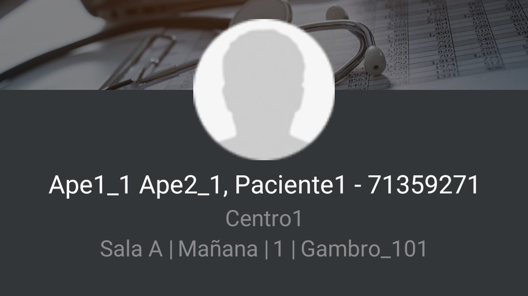 Trazabilidad paciente